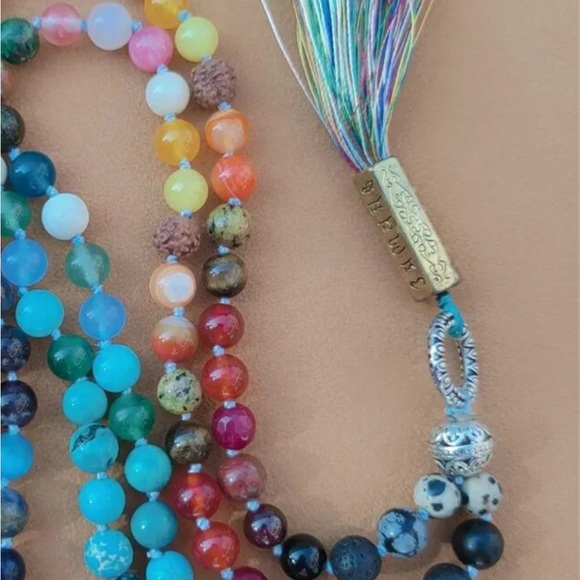 💫Reiki Charged Chakra mixed Gemstone Mala - Picture 6 of 6